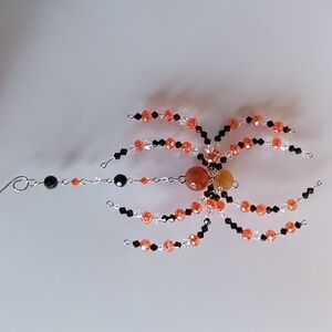 "Trick R Treat" Glass Spider
